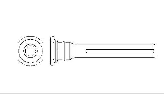 Better Brake Parts Disc Brake Caliper Bolt P/N:10272 Fits: Acura Cl, Acura Integra, Acura Legend, Acura Nsx, Acura Rl, Acura Tl, Acura Vigor, Honda Accord, Honda Civic, Honda Cr-v, Honda Odyssey, Honda Prelude, Isuzu Oasis - Image 1