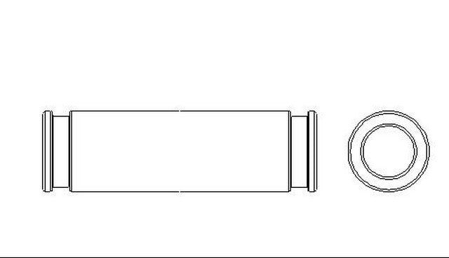 Better Brake Parts Disc Brake Caliper Pin Sleeve P/N:10319 Fits: Geo Metro 94-89, Isuzu Pickup 83-81, Suzuki Samurai 95-94 - Image 1