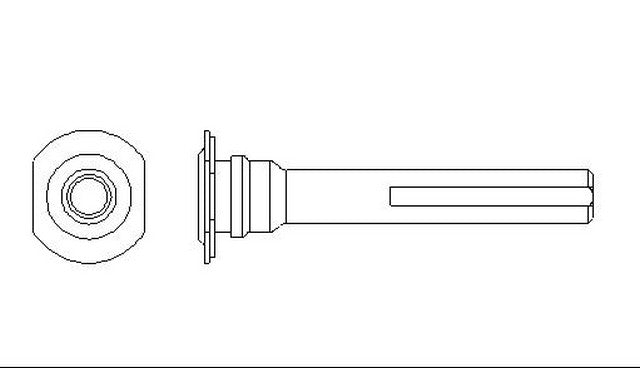 Better Brake Parts Disc Brake Caliper Bolt P/N:10361 Fits: Acura Cl, Acura Ilx, Acura Mdx, Buick Allure, Buick Lacrosse, Buick Lucerne, Buick Rendezvous, Buick Terraza, Cadillac Dts - Image 1
