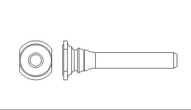 Better Brake Parts Disc Brake Caliper Bolt P/N:10383 Fits: Honda Civic 1993 - Image 1