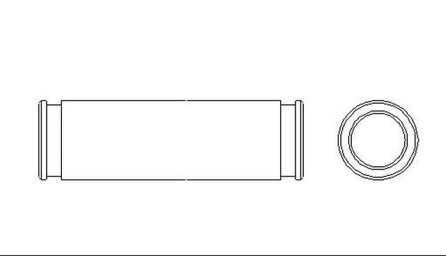 Better Brake Parts Disc Brake Caliper Pin Sleeve P/N:10592 Fits: Acura Integra, Daihatsu Rocky, Ford Probe, Honda Accord, Honda Prelude, Mazda 626, Mazda B2000, Mazda B2200, Mazda B2600, Mazda Mx-6, Toyota Previa, Toyota Van - Image 1
