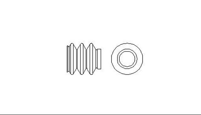 Better Brake Parts Disc Brake Caliper Bushing P/N:11158 Fits: Chrysler Sebring, Infiniti Fx50, Infiniti J30, Infiniti M30, Infiniti Q45, Jeep Compass, Jeep Patriot, Lexus Rx400h, Mazda 6, Mitsubishi Lancer - Image 1