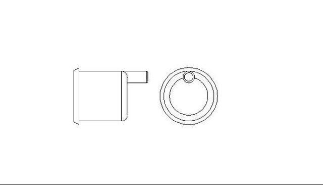 Better Brake Parts Disc Brake Caliper Bushing P/N:11661 Fits: Mazda 6 05-03, Mazda 626 1993, Mazda Mx-6 97-93, Mazda Protege 03-99, Mazda Protege5 03-02 - Image 1