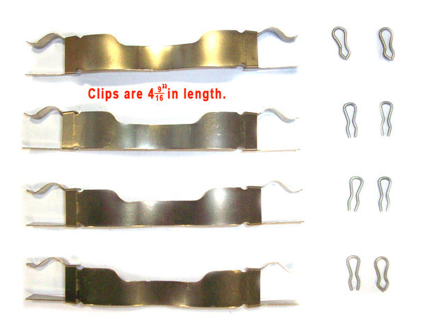 Centric Parts Disc Brake Hardware Kit P/N:117.04001 Fits: Bertone X-1/9, Fiat 124, Fiat 128, Fiat 131, Fiat 850, Fiat Brava, Fiat Strada, Fiat X-1/9, Lancia Scorpion, Yugo Cabrio, Yugo Gv, Yugo Gvl, Yugo Gvs, Yugo Gvx - Image 1