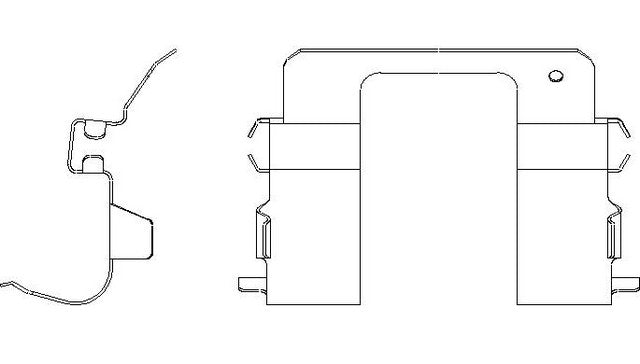 Better Brake Parts Disc Brake Pad Retaining Clip P/N:11972 Fits: Nissan Pathfinder 95-88 - Image 1