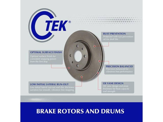 Centric Parts Disc Brake Rotor P/N:121.44096 Fits: Toyota Mr2 95-92 - Image 6