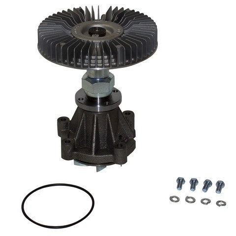 GMB Engine Water Pump with Fan Clutch P/N:125-0012 Fits: Ford E-350 Club Wagon, Ford E-350 Econoline, Ford E-350 Econoline Club Wagon, Ford E-350 Super Duty, Ford E-450 Econoline Super Duty, Ford E-450 Super Duty, Ford E-550 Econoline Super Duty - Image 1