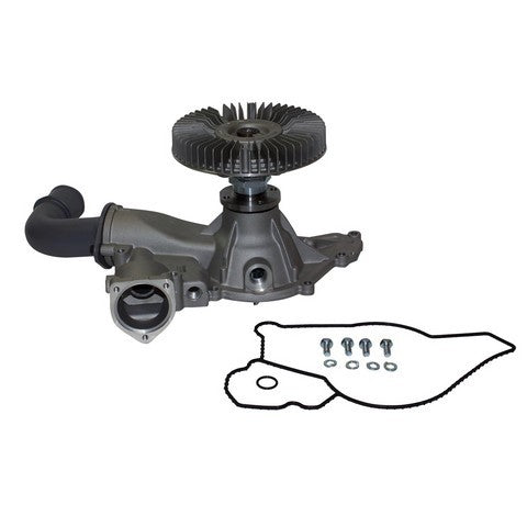 GMB Engine Water Pump with Fan Clutch P/N:125-0015 Fits: Ford E-350 Club Wagon, Ford E-350 Econoline, Ford E-350 Econoline Club Wagon, Ford E-450 Econoline Super Duty, Ford E-450 Super Duty, Ford E-550 Econoline Super Duty, Ford E-550 Super Duty - Image 1