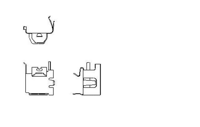 Better Brake Parts Disc Brake Pad Retaining Clip P/N:12704 Fits: Lexus Es300 01-00, Scion Tc 10-05, Toyota Camry 01-00, Toyota Celica 99-98, Toyota Sienna 03-98 - Image 1