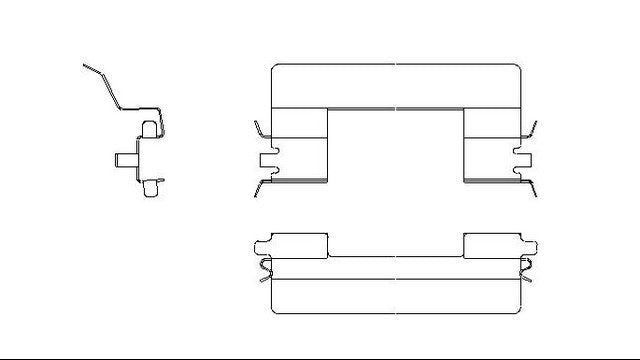 Better Brake Parts Disc Brake Pad Retaining Clip P/N:13305 Fits: Cadillac Cts 07-06, Cadillac Srx 09-04, Cadillac Sts 08-05, Pontiac Bonneville 05-04 - Image 1