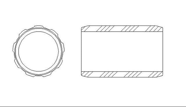 Better Brake Parts Disc Brake Caliper Pin Bushing P/N:13320 Fits: Buick Enclave, Buick Rainier, Cadillac Srx, Chevrolet Colorado, Chevrolet Trailblazer, Chevrolet Trailblazer Ext, Chevrolet Traverse, Chrysler Pacifica, Dodge Sprinter 3500, Ford F-150 - Image 1
