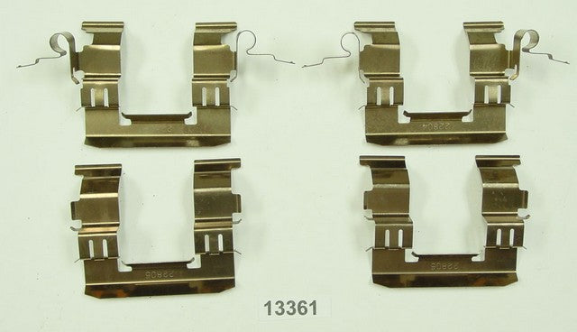 Better Brake Parts Disc Brake Hardware Kit P/N:13361K Fits: Infiniti G35 05-03, Infiniti I30 01-00, Infiniti I35 04-02, Nissan 350z 05-03, Nissan Altima 06-02, Nissan Cube 14-09, Nissan Maxima 03-00, Nissan Sentra 19-07, Nissan Versa 12-07 - Image 1