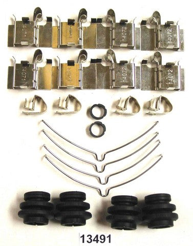 Better Brake Parts Disc Brake Hardware Kit P/N:13491K Fits: Lexus Nx200t, Lexus Nx250, Lexus Nx300, Lexus Nx300h, Lexus Nx350, Lexus Nx350h, Lexus Nx450h+, Lexus Rx350, Lexus Rx350l, Lexus Rx450h - Image 1