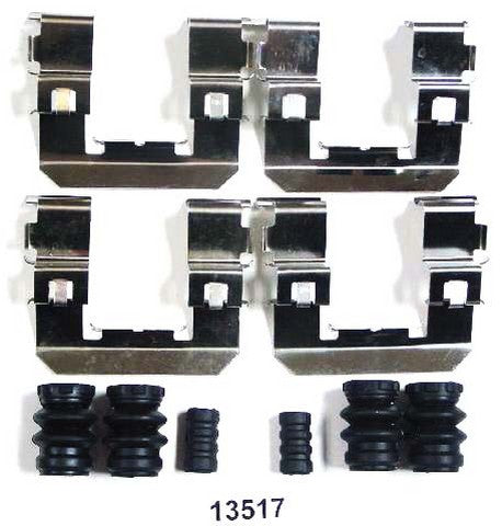 Better Brake Parts Disc Brake Hardware Kit P/N:13517K Fits: Subaru Baja 06-03, Subaru Forester 10-03, Subaru Impreza 10-02, Subaru Legacy 12-03, Subaru Outback 12-03 - Image 1