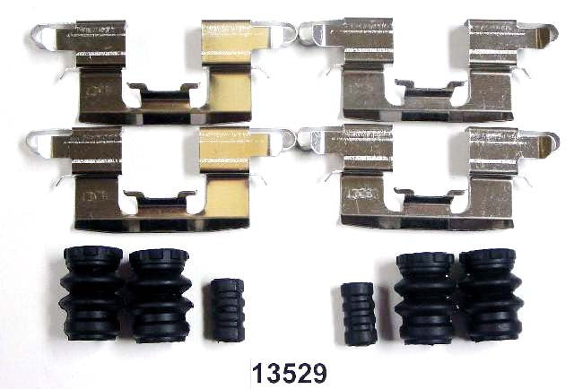 Better Brake Parts Disc Brake Hardware Kit P/N:13529K Fits: Nissan Pathfinder 12-05 - Image 1