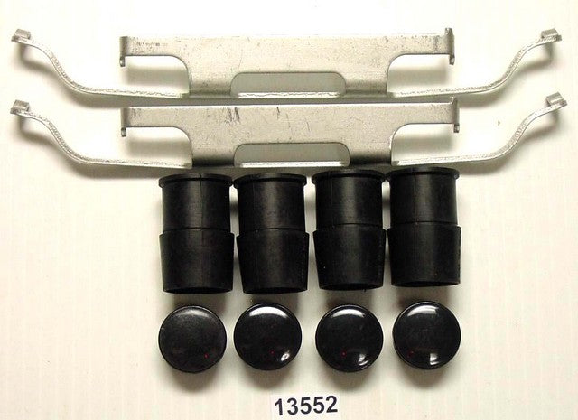 Better Brake Parts Disc Brake Hardware Kit P/N:13552K Fits: Audi Tt Quattro, Chrysler Crossfire, Mercedes-benz C43 Amg, Mercedes-benz Clk55 Amg, Mercedes-benz E350, Mercedes-benz E430, Mercedes-benz E500, Mercedes-benz E55 Amg, Mercedes-benz E550 - Image 1