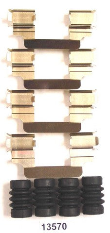Better Brake Parts Disc Brake Hardware Kit P/N:13570K Fits: Mercedes-benz C230, Mercedes-benz C240, Mercedes-benz C280, Mercedes-benz C320, Mercedes-benz C350, Mercedes-benz Clk320, Mercedes-benz Clk350, Mercedes-benz Slk280, Mercedes-benz Slk300 - Image 1