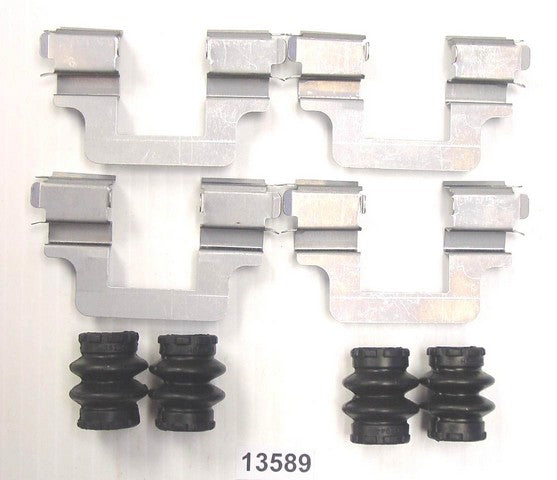 Better Brake Parts Disc Brake Hardware Kit P/N:13589K Fits: Alfa Romeo 4c, Audi A8 Quattro, Audi Rs7, Audi S6, Audi S7, Audi S8, Porsche Macan, Volkswagen Cc, Volkswagen Gti, Volkswagen Passat - Image 1