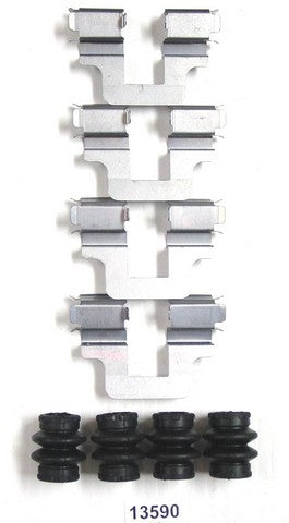 Better Brake Parts Disc Brake Hardware Kit P/N:13590K Fits: Audi A3, Audi A3 Quattro, Audi A4, Audi A4 Quattro, Audi A6, Audi A6 Quattro, Audi Q3, Audi Q3 Quattro, Audi Tt, Audi Tt Quattro - Image 1