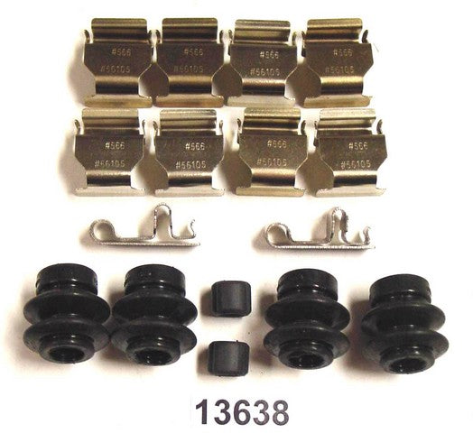 Better Brake Parts Disc Brake Hardware Kit P/N:13638K Fits: Chrysler 200, Mitsubishi Endeavor, Mitsubishi Lancer, Mitsubishi Mirage, Mitsubishi Mirage G4, Mitsubishi Outlander, Mitsubishi Outlander Sport - Image 1