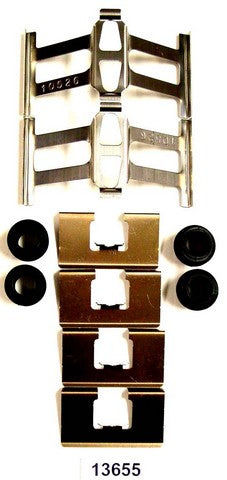 Better Brake Parts Disc Brake Hardware Kit P/N:13655K Fits: Acura Ilx, Acura Integra, Acura Legend, Acura Rdx, Acura Rl, Acura Rsx, Acura Tsx, Acura Vigor, Honda Accord, Honda Accord Crosstour - Image 1