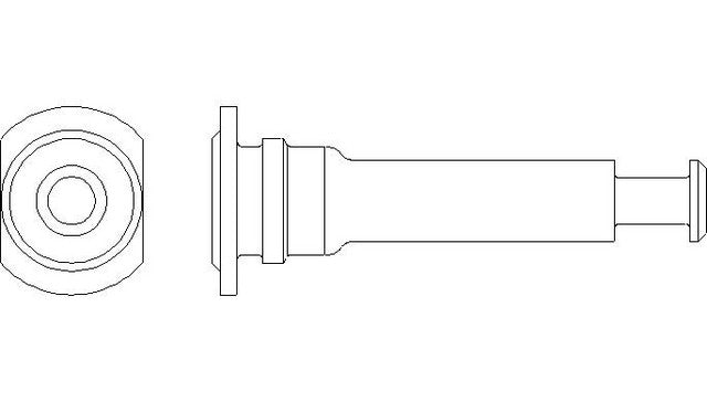 Better Brake Parts Disc Brake Caliper Bolt P/N:13742 Fits: Hyundai Veracruz 12-07, Kia Forte 13-10, Kia Forte Koup 13-10, Kia Rio 07-06, Kia Rio5 07-06, Kia Rondo 12-07 - Image 1