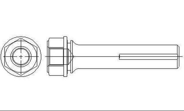 Better Brake Parts Disc Brake Caliper Bolt P/N:13934 Fits: Infiniti Fx35 12-06, Infiniti Fx37 2013, Infiniti Fx45 08-06 - Image 1