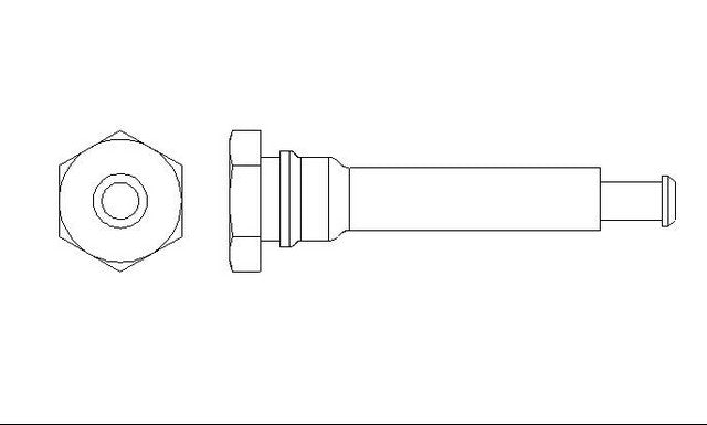 Better Brake Parts Disc Brake Caliper Bolt P/N:14039 Fits: Ford Explorer, Ford Fiesta, Honda Cr-v, Honda Cr-z, Honda Fit, Infiniti Qx56, Infiniti Qx80, Lincoln Aviator, Mazda 2 - Image 1