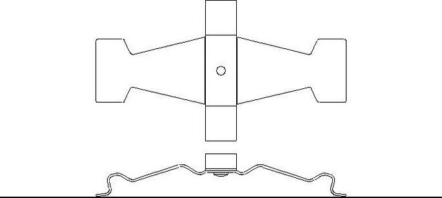 Better Brake Parts Disc Brake Pad Retaining Clip P/N:14169 Fits: Subaru Impreza 14-04, Subaru Wrx Sti 17-15 - Image 1