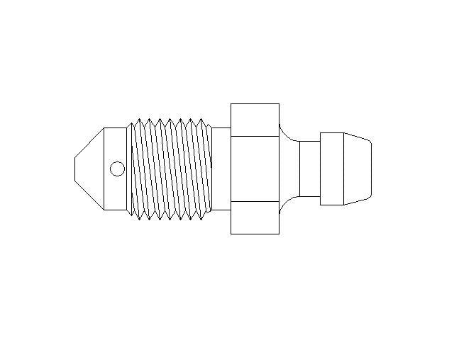 Better Brake Parts Brake Bleeder Screw P/N:14213 Fits: Acura Mdx, Alfa Romeo 4c, Alfa Romeo Giulia, Alfa Romeo Stelvio, Audi A4, Audi A4 Allroad, Audi A4 Quattro, Audi A5 Quattro, Audi A5 Sportback, Audi A6 Quattro - Image 1