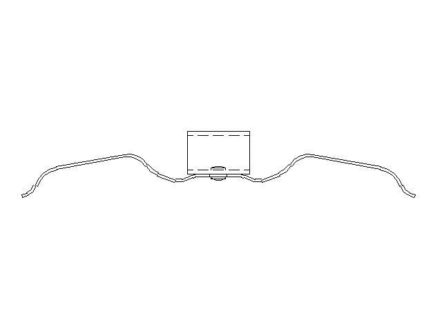 Better Brake Parts Disc Brake Pad Retaining Clip P/N:14276 Fits: Mercedes-benz Cl55 Amg, Mercedes-benz Cl600, Mercedes-benz Cl65 Amg, Mercedes-benz Clk55 Amg, Mercedes-benz Clk63 Amg, Mercedes-benz Cls55 Amg, Mercedes-benz E55 Amg, Mercedes-benz S55 Amg - Image 1