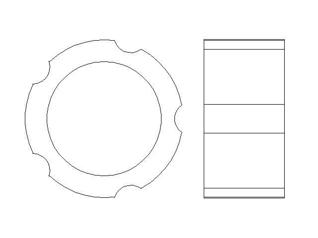 Better Brake Parts Disc Brake Caliper Pin Bushing P/N:14734 Fits: Lexus Es300h 18-13, Lexus Es350 18-12, Lexus Is250 15-14, Lexus Is350 15-14, Toyota Avalon 18-08, Toyota Camry 17-07, Toyota Highlander 19-14, Toyota Rav4 18-13, Toyota Sienna 20-15 - Image 1