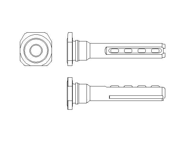 Better Brake Parts Disc Brake Caliper Bolt P/N:15364 Fits: Ford F-450 Super Duty 23-17, Ford F-550 Super Duty 23-17 - Image 1
