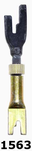 Better Brake Parts Drum Brake Adjusting Screw Assembly P/N:1563K Fits: Chrysler Daytona, Chrysler E Class, Chrysler Executive Limousine, Chrysler Executive Sedan, Chrysler Laser, Chrysler Lebaron, Chrysler New Yorker, Chrysler Pt Cruiser, Chrysler Sebring - Image 1
