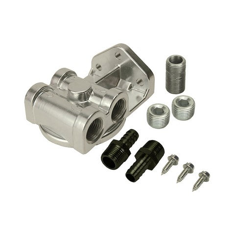 Derale Engine Oil Filter Remote Mounting Kit P/N:15729 Fits: Am General Hummer, Buick Allure, Buick Century, Buick Electra, Buick Estate Wagon, Buick Lacrosse, Buick Lesabre, Buick Regal, Buick Rendezvous, Buick Skylark - Image 1