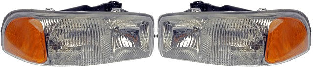 Dorman Headlight Assembly P/N:1590141 Fits: GMC Sierra 1500, GMC Sierra 1500 Hd, GMC Sierra 2500, GMC Sierra 2500 Hd, GMC Sierra 3500, GMC Yukon, GMC Yukon Xl 1500, GMC Yukon Xl 2500 - Image 1