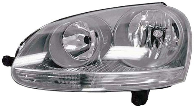 Dorman Headlight Assembly P/N:1592146 Fits: Volkswagen Bora 07-05, Volkswagen Golf 07-06, Volkswagen Gti 09-07, Volkswagen Jetta 10-05, Volkswagen Rabbit 09-06 - Image 1