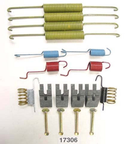 Better Brake Parts Drum Brake Hardware Kit P/N:17306K Fits: Ford Escort 92-91, Ford Probe 92-89, Mazda 323 91-90, Mazda 626 92-88, Mazda Mx-6 92-88, Mazda Protege 91-90, Mercury Tracer 92-91 - Image 1