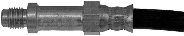 Sunsong Brake Hydraulic Hose P/N:2209023 Fits: Dodge D100 1975, Dodge D100 Pickup 1974, Dodge D200 1975, Dodge D200 Pickup 1974, Dodge M300 1974, Dodge M350 1974, Dodge P200 Van 74-73, Dodge W100 1975, Dodge W100 Pickup 1974 - Image 3