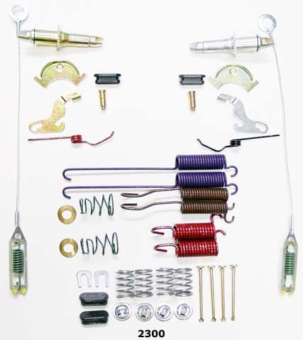 Better Brake Parts Drum Brake Hardware Kit P/N:2300K Fits: Dodge B1500, Dodge B2500, Dodge B3500, Dodge Dakota, Dodge Durango, Dodge Ram 1500, Dodge Ram 1500 Van, Dodge Ram 2500 Van, Dodge Ram 3500 Van, Ford E-150 - Image 1