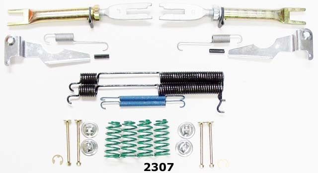 Better Brake Parts Drum Brake Hardware Kit P/N:2307K Fits: Chevrolet Blazer 94-92, Chevrolet C1500 99-88, Chevrolet K1500 99-88, Chevrolet Tahoe 99-95, GMC C1500 99-88, GMC K1500 99-88 - Image 1