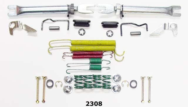 Better Brake Parts Drum Brake Hardware Kit P/N:2308K Fits: Buick Electra, Buick Lesabre, Buick Park Avenue, Cadillac Deville, Cadillac Fleetwood, Oldsmobile 98, Oldsmobile Custom Cruiser, Oldsmobile Delta 88, Pontiac Bonneville - Image 1