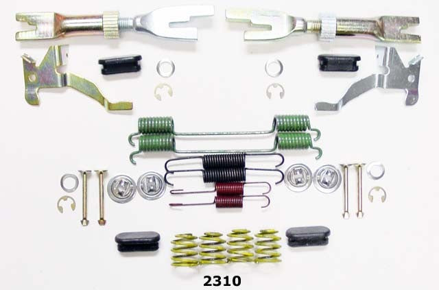 Better Brake Parts Drum Brake Hardware Kit P/N:2310K Fits: Chrysler Lebaron, Dodge 400, Dodge Aries, Dodge Lancer, Dodge Omni, Dodge Rampage, Dodge Shadow, Ford Ranger, Plymouth Horizon - Image 1