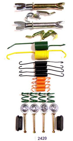 Better Brake Parts Drum Brake Hardware Kit P/N:2420K Fits: Scion Xa 06-04, Scion Xb 06-04, Toyota Corolla 08-04, Toyota Prius 08-04 - Image 1