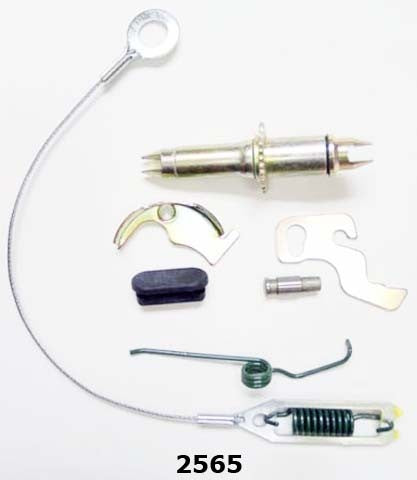 Better Brake Parts Drum Brake Self-Adjuster Repair Kit P/N:2565K Fits: Chrysler TOWN & COUNTRY 95-94, Dodge Caravan 94-91, Dodge Grand Caravan 95-91, Plymouth Grand Voyager 95-91, Plymouth Voyager 95-91 - Image 1