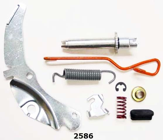Better Brake Parts Drum Brake Self-Adjuster Repair Kit P/N:2586K Fits: Cadillac Brougham, Cadillac Escalade, Cadillac Fleetwood, Chevrolet Blazer, Chevrolet C10, Chevrolet C10 Suburban, Chevrolet C1500, Chevrolet C1500 Suburban, Chevrolet C20 - Image 1