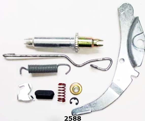 Better Brake Parts Drum Brake Self-Adjuster Repair Kit P/N:2588K Fits: Chevrolet C1500 Suburban, Chevrolet C20, Chevrolet C20 Suburban, Chevrolet C2500, Chevrolet C2500 Suburban, Chevrolet C3500, Chevrolet Express 2500, Chevrolet Express 3500 - Image 1