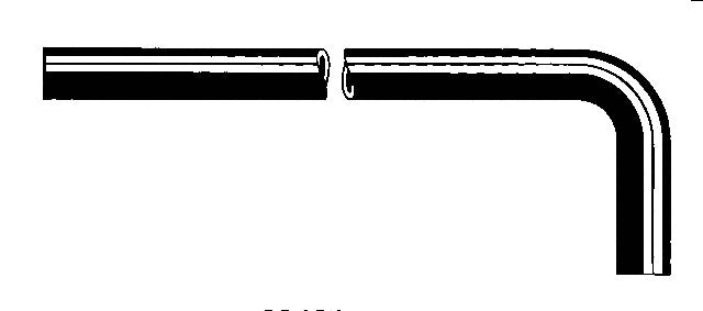 Gates HVAC Heater Hose P/N:28481 Fits: Buick Lesabre, Buick Regal, Cadillac Deville, Cadillac Fleetwood, Chevrolet Caprice, Chevrolet Impala, Chevrolet Monte Carlo, Oldsmobile Cutlass Salon - Image 1