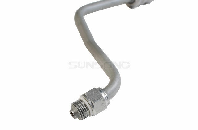 Sunsong Power Steering Pressure Line Hose Assembly P/N:3401338 Fits: Ford Cougar 1988, Ford Mustang 89-87, Ford Thunderbird 1988, Mercury Cougar 1988 - Image 3