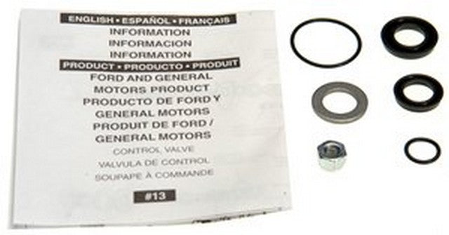 Gates Power Steering Control Valve Seal Kit P/N:351350 Fits: Chevrolet Bel Air, Chevrolet Biscayne, Chevrolet Brookwood, Chevrolet C10 Panel, Chevrolet C10 Pickup, Chevrolet C10 Suburban, Chevrolet C20 Panel, Chevrolet C20 Pickup, Chevrolet C20 Suburban - Image 1